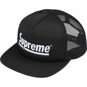 【新品 黒 24AW Underline Mesh Back 5-Panel】 supreme 24fw メッシュキャップ camacho pin up antihero s small box logo new era beanie