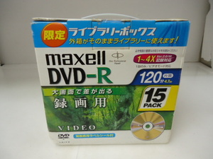 マクセル maxell DVD-R 15PACK 未使用品