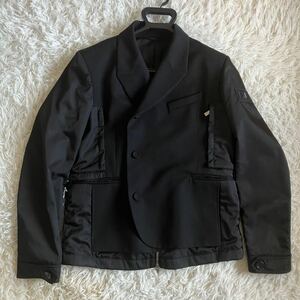 【漢の勲章】ディオールサカイ ドッキング ダブルブレスト ジャケット 50 XL DIOR sacai ブレザー スーツ