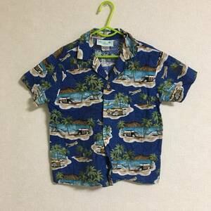 ★☆ MADE IN HAWAII 　メイドインハワイ　アロハシャツ　100%　ALL COTTON　キッズ6☆★