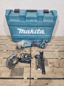 Z☆ マキタ makita 18V 充電式ディスクグラインダ GA508D バッテリー 付 動作確認済