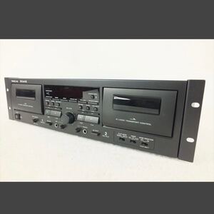 【美品】TASCAM 202MKⅦ タスカム ダブルカセットデッキ