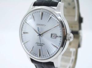 【美品 保証付 動作確認済】Seiko Presage セイコー プレザージュ Ice Blue Dial 自動巻き メンズ 腕時計 6R15-01S0 #T355