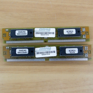 SAMSUNG KMM5322204 AW-7 COMPAQ 185172-001 8MB PC メモリ 2枚セット ジャンク扱い品 札幌 西区 西野