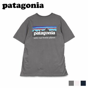 patagonia Tシャツ P-6 MISSION ORGANIC T-SHIRT NOBLE GRAY NGRY グレー 37529 Mサイズ パタゴニア