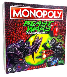 Monopoly Transformers Beast Wars Edition Board Game Hasbro 2022 海外 即決