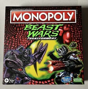 TRANSFORMERS BEAST WARS MONOPOLY Board Game New & Sealed - Bot & Alt Mode Tokens 海外 即決