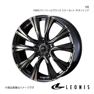 LEONIS/VR ステージア M35 FR アルミホイール1本【19×8.0J 5-114.3 INSET43 PBMC/TI】0041282