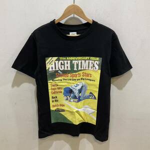 WACKOMARIA × HIGH TIMES ワコマリア ハイタイムス T-shirt Tシャツ black ブラック サイズS 679206