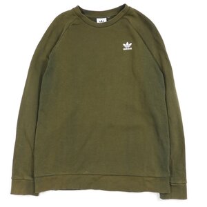 adidas アディダス スウェットシャツ オリーブ size XL #27669 スエット トレーナー トップス