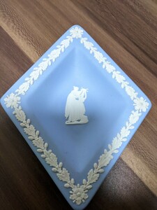 ウェッジウッド ダイヤモンド型　ウェッジウッド プレート ジャスパー WEDGWOOD 陶器 小皿 飾り皿 お皿