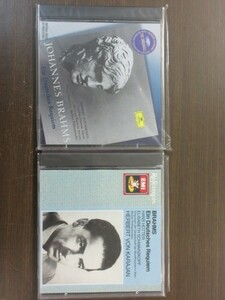 天2//CD//無傷!!//2枚セット★EU＆独盤★ブラームス：ドイツ・レクイエム／カラヤン（Herbert von Karajan）,ベルリン