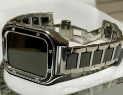 Apple Watch用 セラミックステンレスバンド画面保護ケースバンド@63