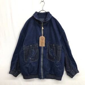 KZ8395★TENDERLOIN : 23ss DENIM MA-1★M★インディゴ ウォッシュ ブルゾン