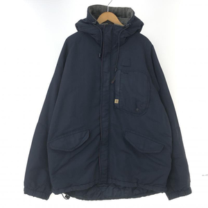 【中古】Abercrombie＆Fitch 中綿ジャケット XL ネイビー アバークロンビーアンドフィッチ[240010445678]