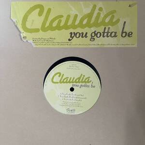 Claudia You Gootta Be REMIX ジャケットダメージあり。画像にてご確認お願いします。