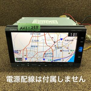 AV1-268 激安 カーナビ HONDA Gathers VXM-174VFi 08A40-4W0-400 メモリーナビ CD DVD Bluetooth 本体のみ 簡易動作確認済み 中古現状品