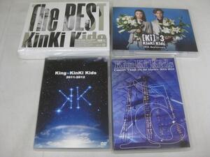 【中古品 同梱可】 KinKi Kids CD DVD The BEST 初回盤 Concert-Thank you for 15years -2012-2013 等 4点グッズセッ