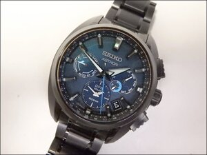 美品 SEIKO/セイコー◆ASTRON アストロン/SBXC105 5X53-0BN0◆GPSソーラー電波 メンズ腕時計 デイト チタン 限定800本