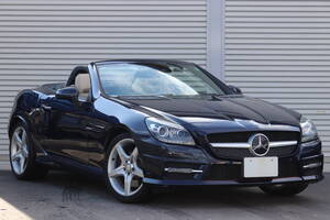 【 AMGスポーツPKG / レーダーセーフティーPKG 】2013yメルセデスベンツ SLK200/バリオルーフ/ベージュレザー/パドルシフト/キーレスゴー