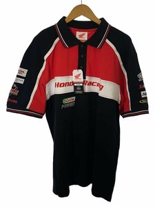 HONDA◆MotoGP RACING Honda HRC/ポロシャツ/XL/コットン/レッド/