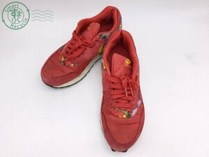 2405604492　＊ NIKE ナイキ 528898-602 エアマックス スニーカー レッド 赤 アロハプリント シューズ メンズ 28.5cm 靴 中古