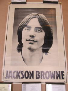 ポスター B2サイズ/ジャクソン・ブラウン Jackson Browne/サイズ＝約72.8×51.4cm/※破れあり