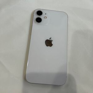 Appleアップル iPhone12mini ホワイト 256GB MGDT3J/A FD1DL22ZOGQM 動作不良 ジャンク品 初期化不明 ロック不明 部品取り