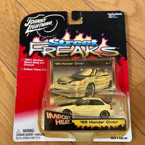 ジョニーライトニング Johnny Lightning ストリートフリークス Street Freaks 99 シビック カスタム EK9 ハッチ スポコン USDM TYPE R