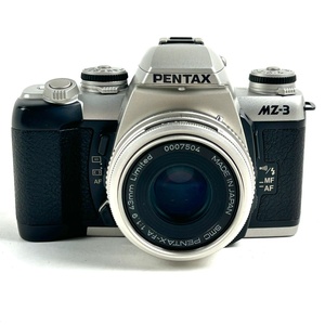 ペンタックス PENTAX MZ-3 + SMC PENTAX-FA 43mm F1.9 Limited シルバー フィルム オートフォーカス 一眼レフカメラ 【中古】