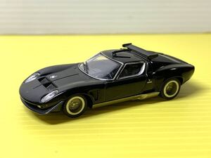 1/64 ランボルギーニ イオタ SVR ブラック　京商　ミニカー