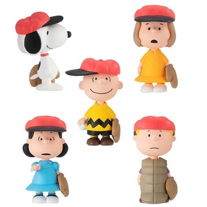 PEANUTS ならぶんです。4 5種 セット スヌーピー パティ チャーリー ルーシー シュローダー フィギュア マスコット ラスト1個