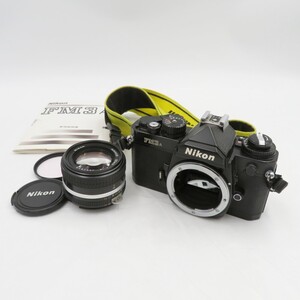 1円〜 Nikon ニコン FM3A フィルム一眼レフカメラ NIKKOR 50mm 1:1.4 レンズ 通電確認済 動作未確認 y353-3375717【Y商品】