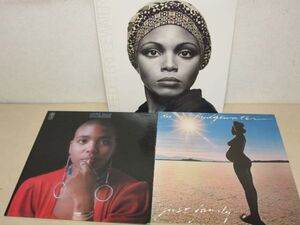 LP・ディディ ブリッジウォーター 3セット・アフロブルー PA-7095+USA盤2枚・DEE DEE BRIDGEWATER・01-83