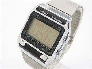 ◆◇CASIO カシオ ウォーキングディクショナリー デジタル クォーツ メンズ T-2000 電池交換済 稼働品 箱付◇◆