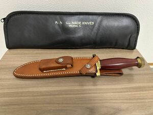 【美品】ランドール　RANDALLMADE KNIVES ORLANDO，FL ナイフケース付き　砥石付き　キャンプ 