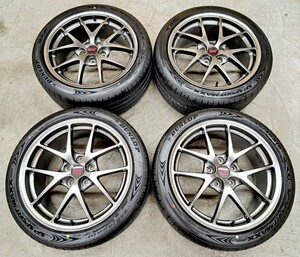 【新品】スバル WRX STI 純正 BBS ホイールタイヤ 2024年 DUNLOP SP SPORT MAXX 060+ VAB 鍛造 レヴォーグ 8.5J 114.3 ブレンボ 未使用品