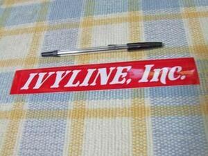 Ivyline/アイビーライン！レッド/ステッカー/シール☆ ※ ヤフーショッピングストア/レア物商会・健美堂でも大量出品中！