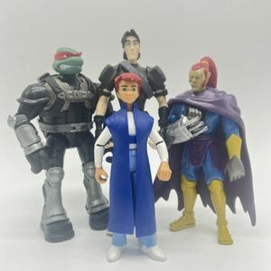 Teenage Mutant Ninja Turtles Action Figure Lot Casey Raphael Cody Tekko Kagi Toy 海外 即決