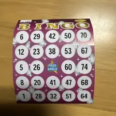 BINGOカード 2ビンゴカード