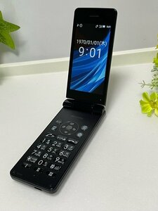 SIMロック解除済 AQUOS ケータイ SH-02L docomo ブラック★ ガラホ 携帯電話 Y11