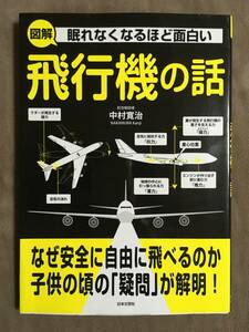 【 送料無料です！!・希少な書物です！】★図解・眠れなくなるほど面白い◇飛行機の話◇航空解説者:中村寛治/日本文芸社★