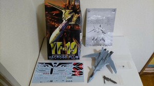 ハセガワ 1/72 マクロスプラス「YF-19 ステルス塗装/素組 完成品」マーキングデカール未使用