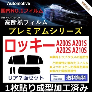 ◆１枚貼り成型加工済みフィルム◆ ロッキー A200S A201S A202S A210S 【WINCOS プレミアムシリーズ】 ドライ成型