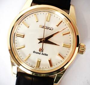 限定品！美品 GRAND SEIKO グランドセイコー SBGW038 K18YG 18金 手巻き メンズ 時計 529-7