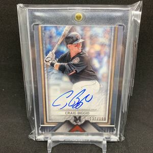 2023 Topps museum collection craig biggio Auto 直筆サインカード