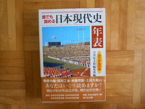 吉川弘文館編集部　「誰でも読める　日本現代史年表」　吉川弘文館