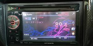 Pioneer ディスプレイオーディオ美品 carrozzeria　FH-770DVD　5.8型　2DIN　DVD、CD、USB、AUX 先週取り外し!