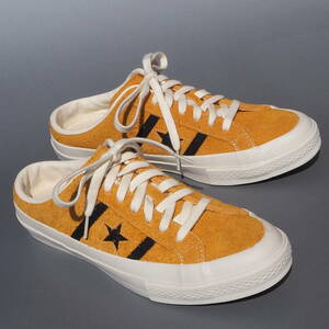 デッド!! 新品!! US 7 1/2/ 26cm converse star&bars JACKSTAR CLOGS ジャックスター クロッグ サンダル マスタード からし ワンスター