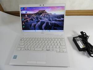 ☆☆お奨めOffice2021搭載 第8世代とっても綺麗なホワイト 富士通 LIFEBOOK UH75/D2 Core i5 メモリ 8GB SSD 256GB 13.3インチ 